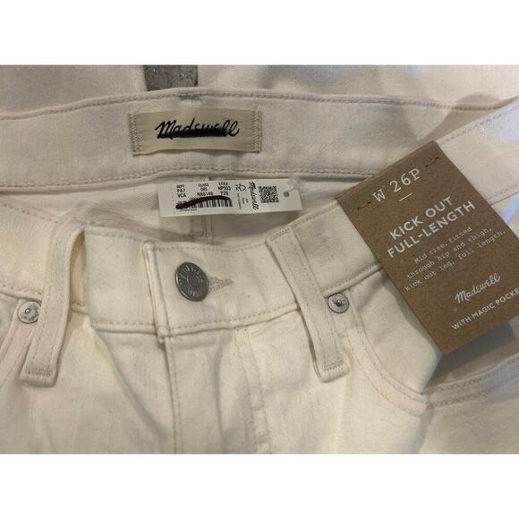 Madewell Petite Kick Out Full-Length Jeans Size 26 - Picture 6 of 6